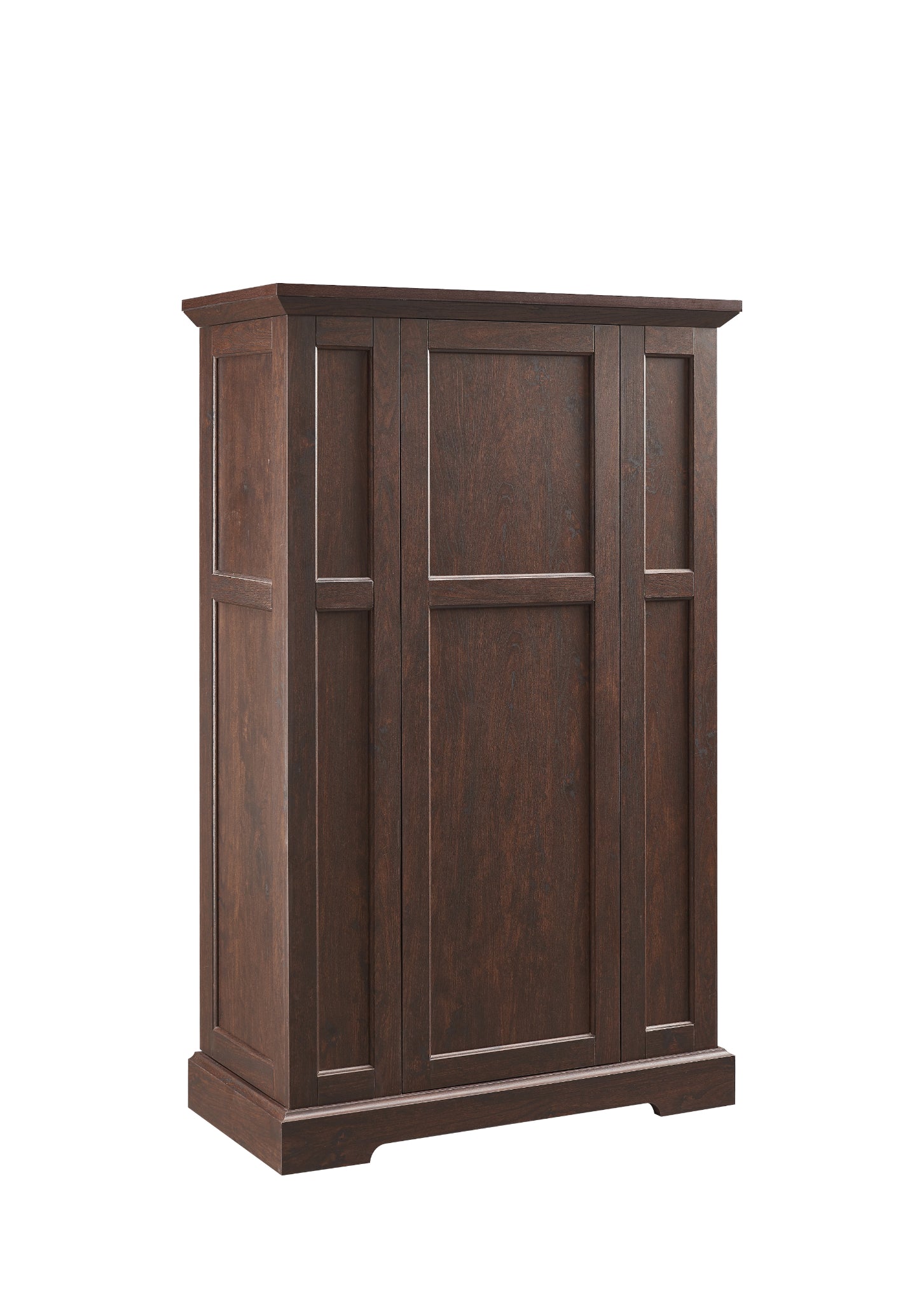 Home Source Industries Contemporary/Modern White and Walnut Kitchen Hutch  with Wine Storage in the Dining & Kitchen Storage department at