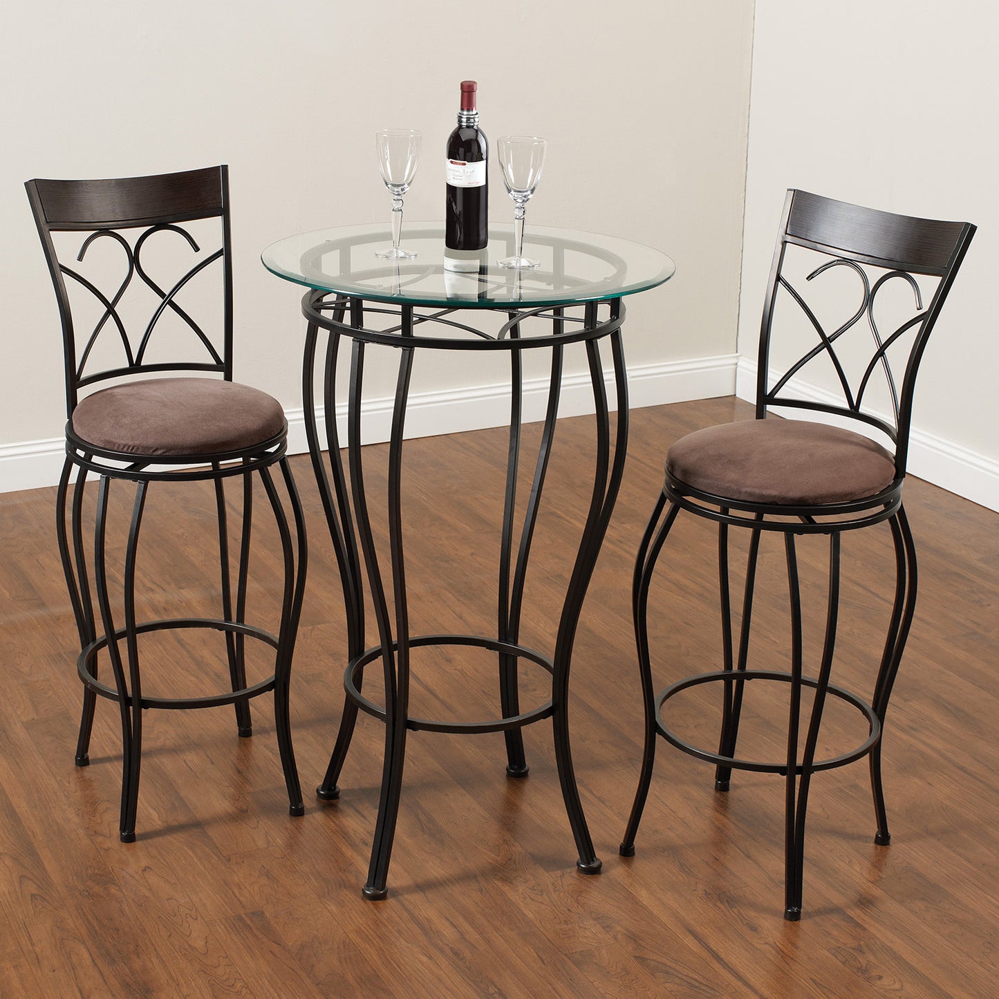 Northridge Metal Pub Table with 2 Chairs