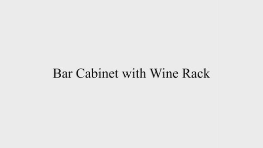 Bar Cabinet with Wine Rack