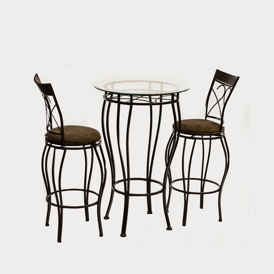 Northridge Metal Pub Table with 2 Chairs