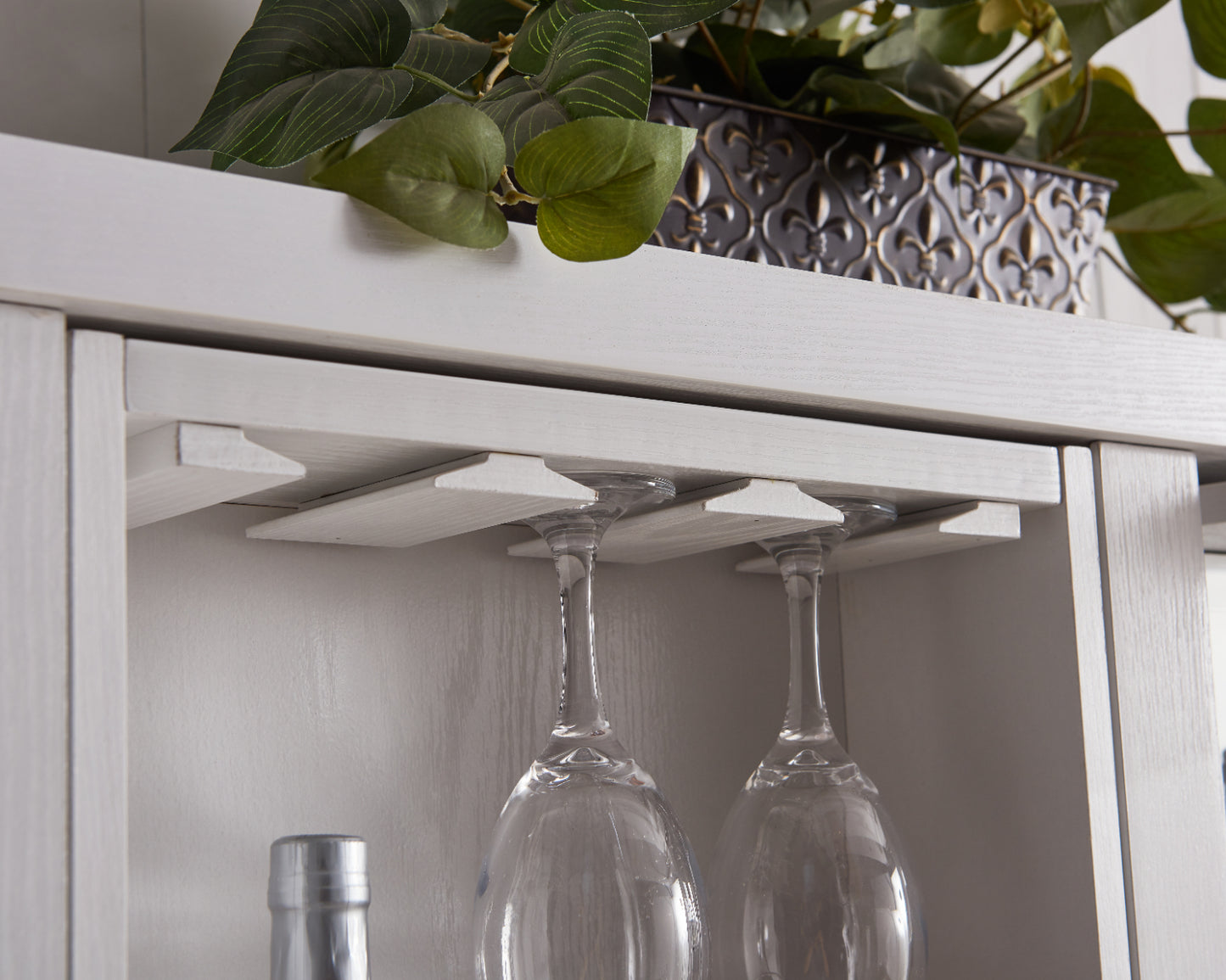 Jill Zarin Home Bar Cabinet Rotating Wine Rack