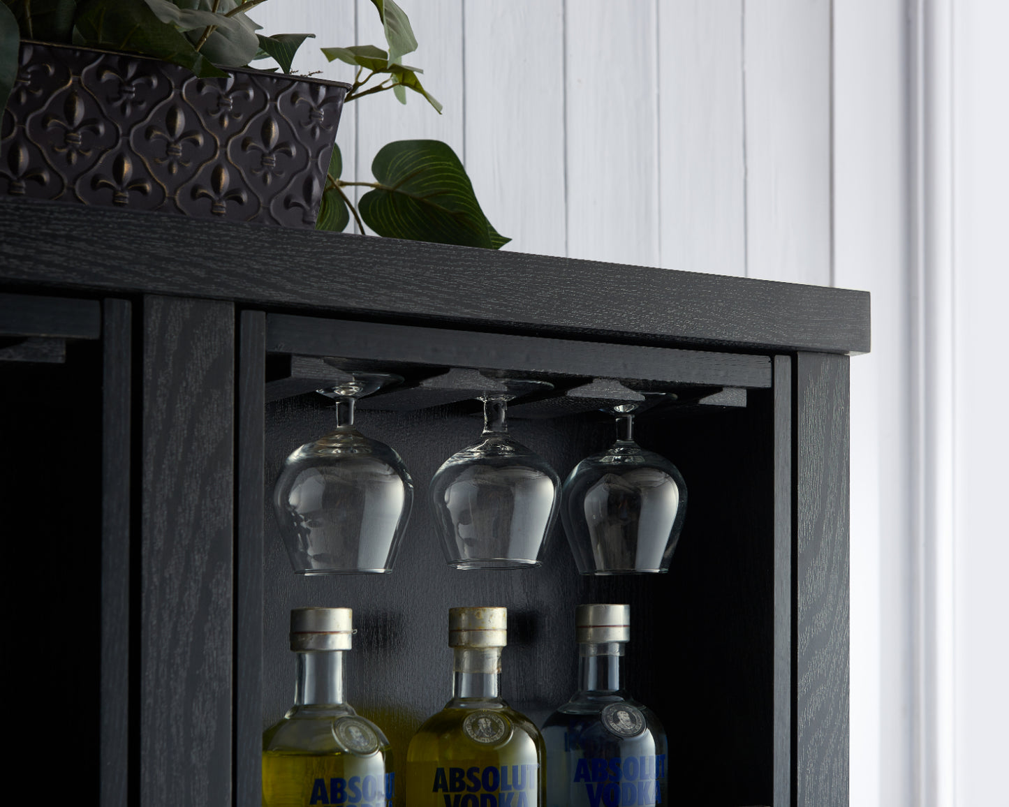 Jill Zarin Home Bar Cabinet Rotating Wine Rack
